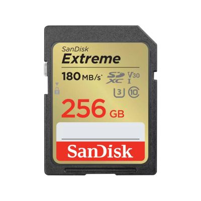 Sandisk Extreme 256GB SDXC 180MB/s UHS-I C10 U3