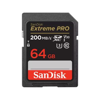 Sandisk Extreme PRO 64GB SDXC 200MB/s UHS-I C10