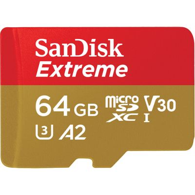 Sandisk Ext microSDXC 64GB Action Cam+SD 170MB/s