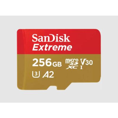 Sandisk Extreme microSDXC 256GB+SD 190MB/s