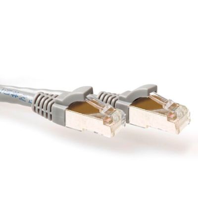 ACT FB3001 câble de réseau Gris 1 m Cat6a S/FTP (S-STP)