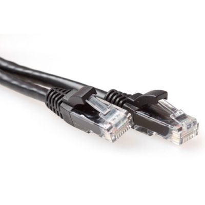 ACT CAT6A UTP (IB 2903) 3m câble de réseau Noir