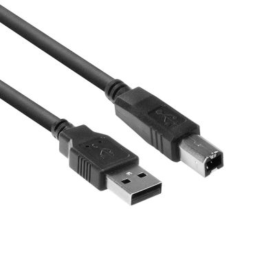 ACT SB2402 câble USB 1,8 m USB 2.0 USB B USB A Noir