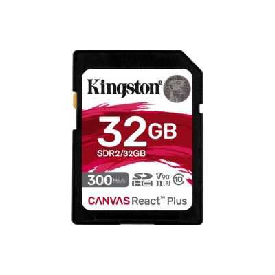 Kingston Technology 32GB CanvasRctPls SDHC UHS-II 300R/260W