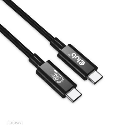 CLUB3D CAC-1575 câble USB USB4 Gen 2x2 2 m USB C Noir