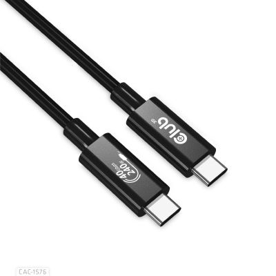 CLUB3D CAC-1576 câble USB USB4 Gen 3x2 1 m USB C Noir