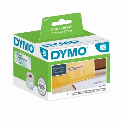 DYMO Labels/Large Address 36mmx89mm Clear