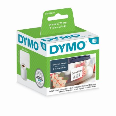 DYMO Labels/Diskette 54mmx70mm White
