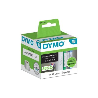 DYMO Labels/LAFnarrow 38mmx190mm White