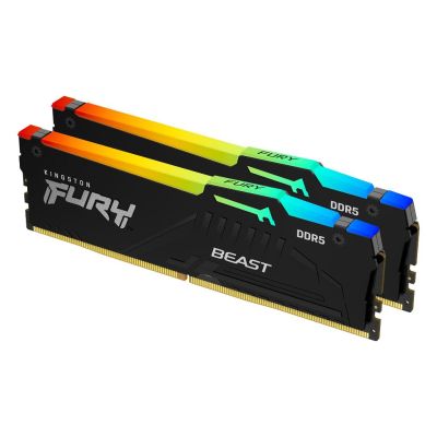 Kingston Technology FURY Beast 32 Go 4800 MT/s DDR5 CL38 DIMM (Kits de 2) RGB