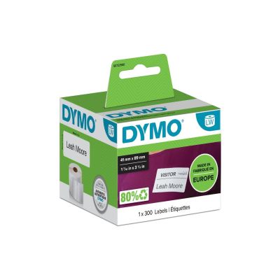 DYMO Labels/Name badge 41mmx89mm White