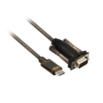 ACT AC6002 câble Série Noir 1,5 m USB Type-C DB-9