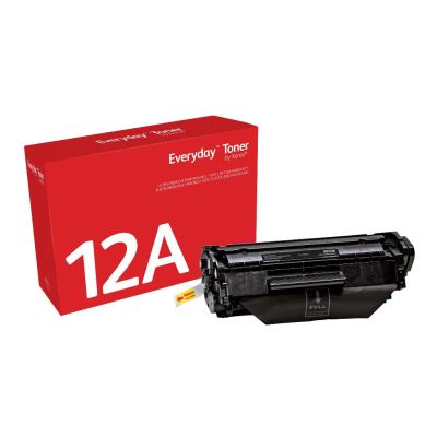 Everyday Toner Noir ™ de Xerox compatible avec HP 12A (Q2612A), Capacité standard