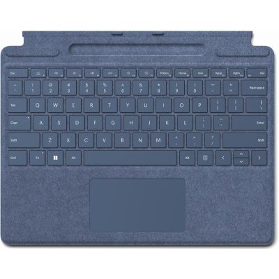 Microsoft Surface Pro Keyboard Bleu Microsoft Cover port QWERTZ Suisse