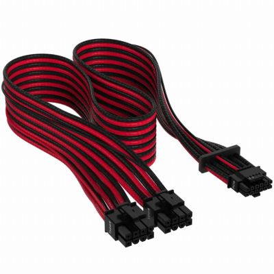 Corsair 12+4pin cable Type 4 BLACK/RED