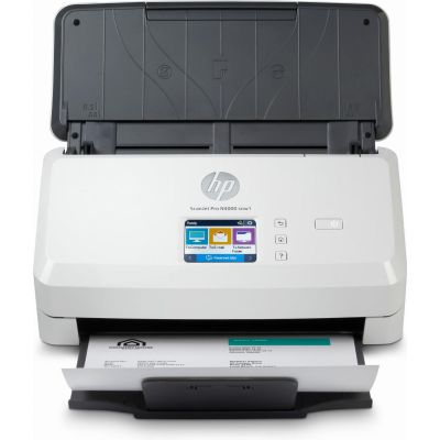 HP Scanjet Pro N4000 snw1 Sheet-feed Scanner Alimentation papier de scanner 600 x 600 DPI A4 Noir, Blanc