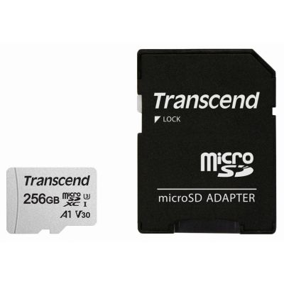 Transcend 256GB microSD w/adapter UHS-I U3 A1