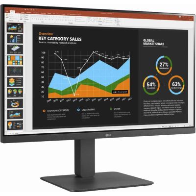 LG MONITOR 27BR650B-C.AEU écran plat de PC 68,6 cm (27") 1920 x 1080 pixels Full HD LED Gris