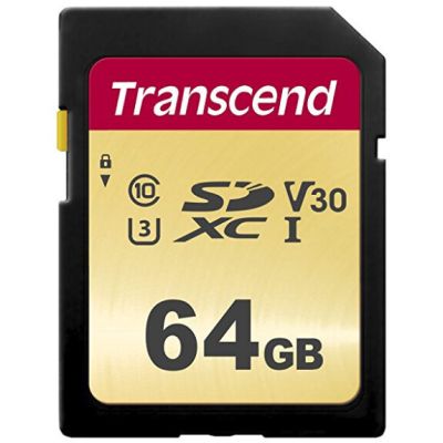 Transcend 64GB UHS-I U3 SD card MLC