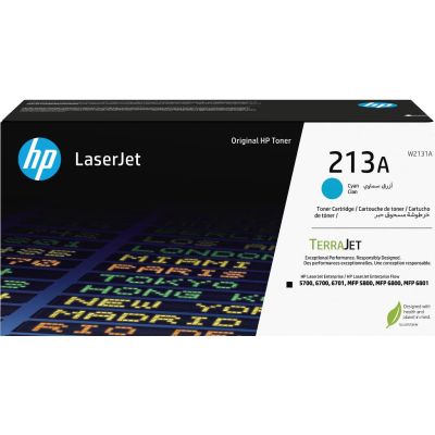 HP Toner cyan LaserJet authentique 213A