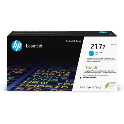 HP 217Z Toner LaserJet authentique Extra-grande capacité Cyan