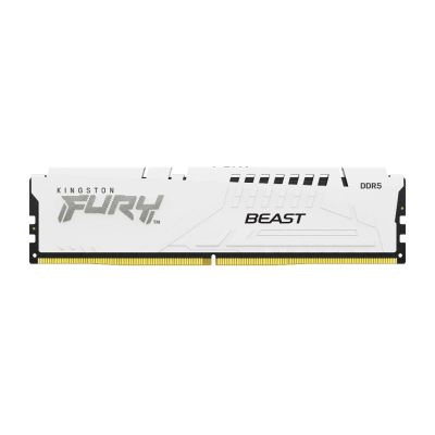 Kingston Technology FURY Beast 32 Go 6000 MT/s DDR5 CL40 DIMM (Kits de 2) White XMP