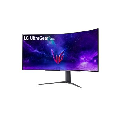 LG 45GR95QE-B écran plat de PC 113 cm (44.5") 3440 x 1440 pixels Wide Quad HD OLED Noir