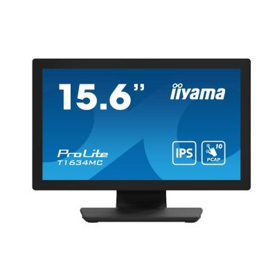 iiyama ProLite T1634MC-B1S écran plat de PC 39,6 cm (15.6") 1920 x 1080 pixels Full HD LED Écran tactile Noir