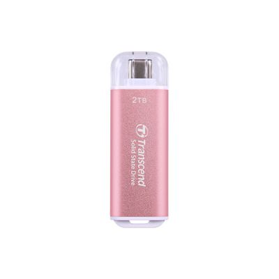 Transcend 2TB ESD300P USB 10Gbps Type C Pink