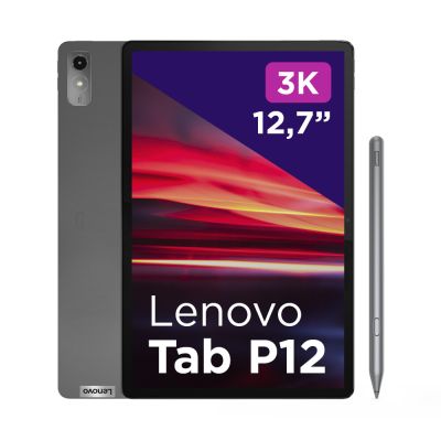 Lenovo Tab P12 Mediatek 128 Go 32,3 cm (12.7") 8 Go Wi-Fi 6 (802.11ax) Android 13 Gris