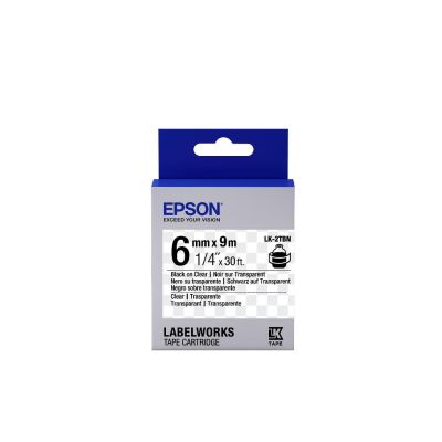 Epson LK-2TBN - Transparent - Noir sur Transparent - 6mmx9m