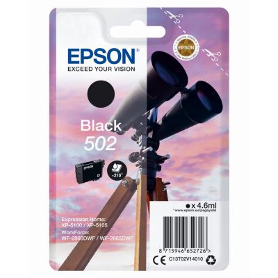 Epson Singlepack Black 502 Ink