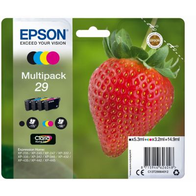 Epson Strawberry Multipack "Fraise" 29 - Encre Claria Home N,C,M,J