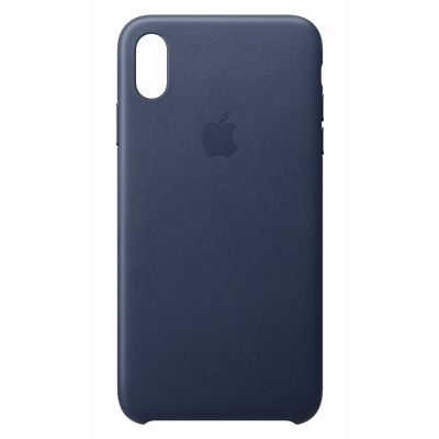 APPLE iPhone XS Max Leather Case Midnight Blue