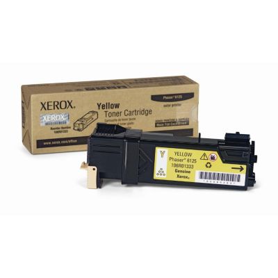 XEROX PHASER 6125 cartouche de toner jaune capacit? standard 1.000 pages pack de 1