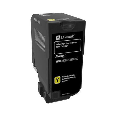 Lexmark 74C2HYE Cartouche de toner 1 pièce(s) Original Jaune