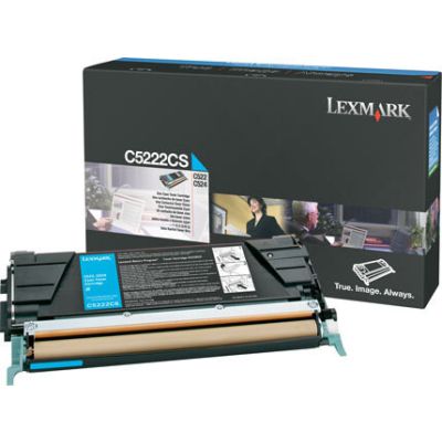 Lexmark Cyan Toner Cartridge for C52x Cartouche de toner Original