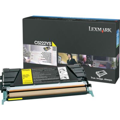 Lexmark Yellow Toner Cartridge for C52x Cartouche de toner Original Jaune