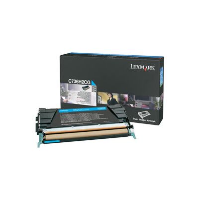 Lexmark C736, X736, X738 Cartouche de toner 1 pièce(s) Original Cyan