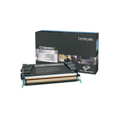 Lexmark C736H2KG Cartouche de toner 1 pièce(s) Original Noir