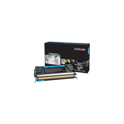 Lexmark X746A2CG Cartouche de toner 1 pièce(s) Original Cyan