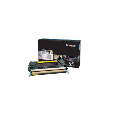 Lexmark X746A2YG Cartouche de toner 1 pièce(s) Original Jaune