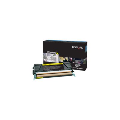 Lexmark X748H2YG Cartouche de toner 1 pièce(s) Original Jaune