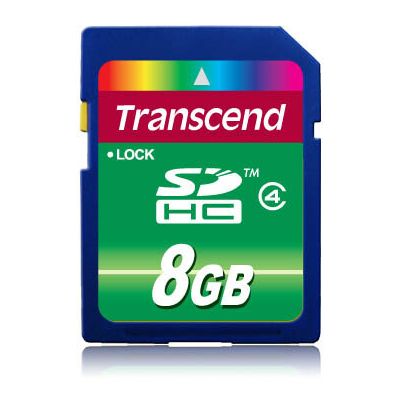 Transcend SecureDigital/8GB SDHC Class 4