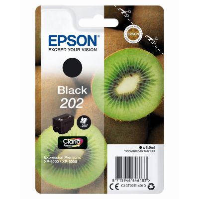 Epson Kiwi Singlepack Black 202 Claria Premium Ink