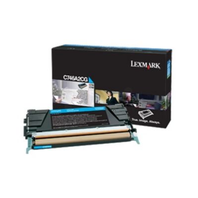 Lexmark C746A3CG Cartouche de toner 1 pièce(s) Original Cyan