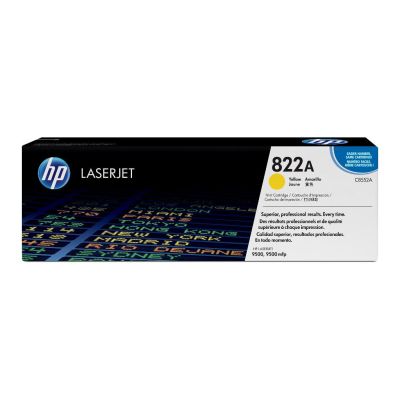 HP 822A Yellow Original LaserJet Toner Cartridge Cartouche de toner 1 pièce(s) Jaune