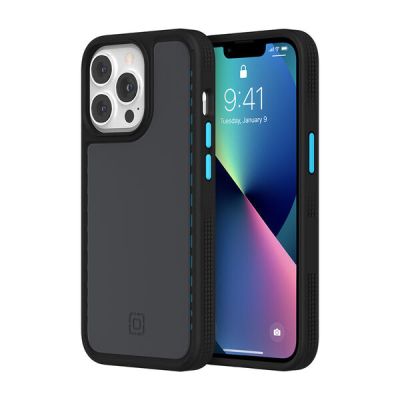 INCIPIO Optum for iPhone 13 Pro - Black Oyster/Black/Electric Blue
