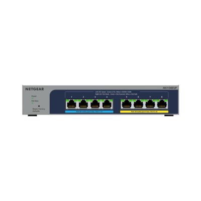 NETGEAR 8-port Ultra60 PoE++ Multi-Gigabit (2.5G) Ethernet Plus Switch Géré L2/L3 2.5G Ethernet (100/1000/2500) Connexion Ethernet, supportant l'alimentation via ce port (PoE) Gris