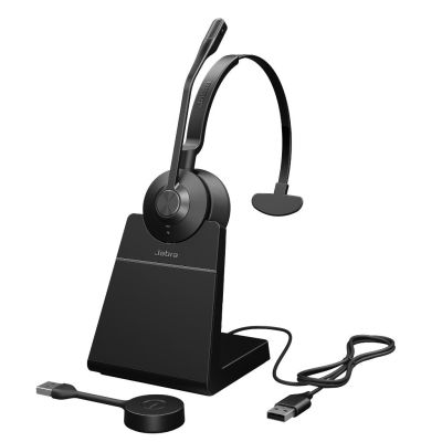 Jabra Engage 55 Casque Sans fil Arceau Bureau/Centre d'appels Noir, Titane